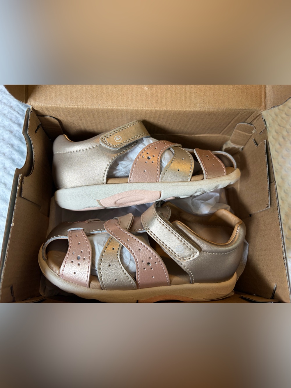 Brand new Stride Rite Xena closed toe sandals 9